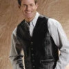 Men's Roper Vest #02-075-0520-0500BL -Ariat Store 0207505200500a