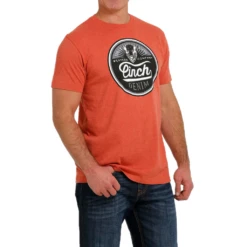 Men's Cinch Orange T-Shirt #MTT1690544HOR -Ariat Store 02b36785f9f6033ee0808f6c4b2bd1c5