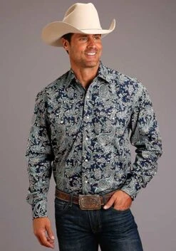 Men's Stetson Snap Front Shirt #11-001-0425-1058