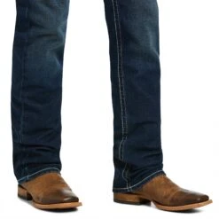 Men's Ariat M5 Straight Stretch Remming Stackable Straight Leg Jean #10040746 -Ariat Store 091b35b6e1d019845c7bce2405690fa0