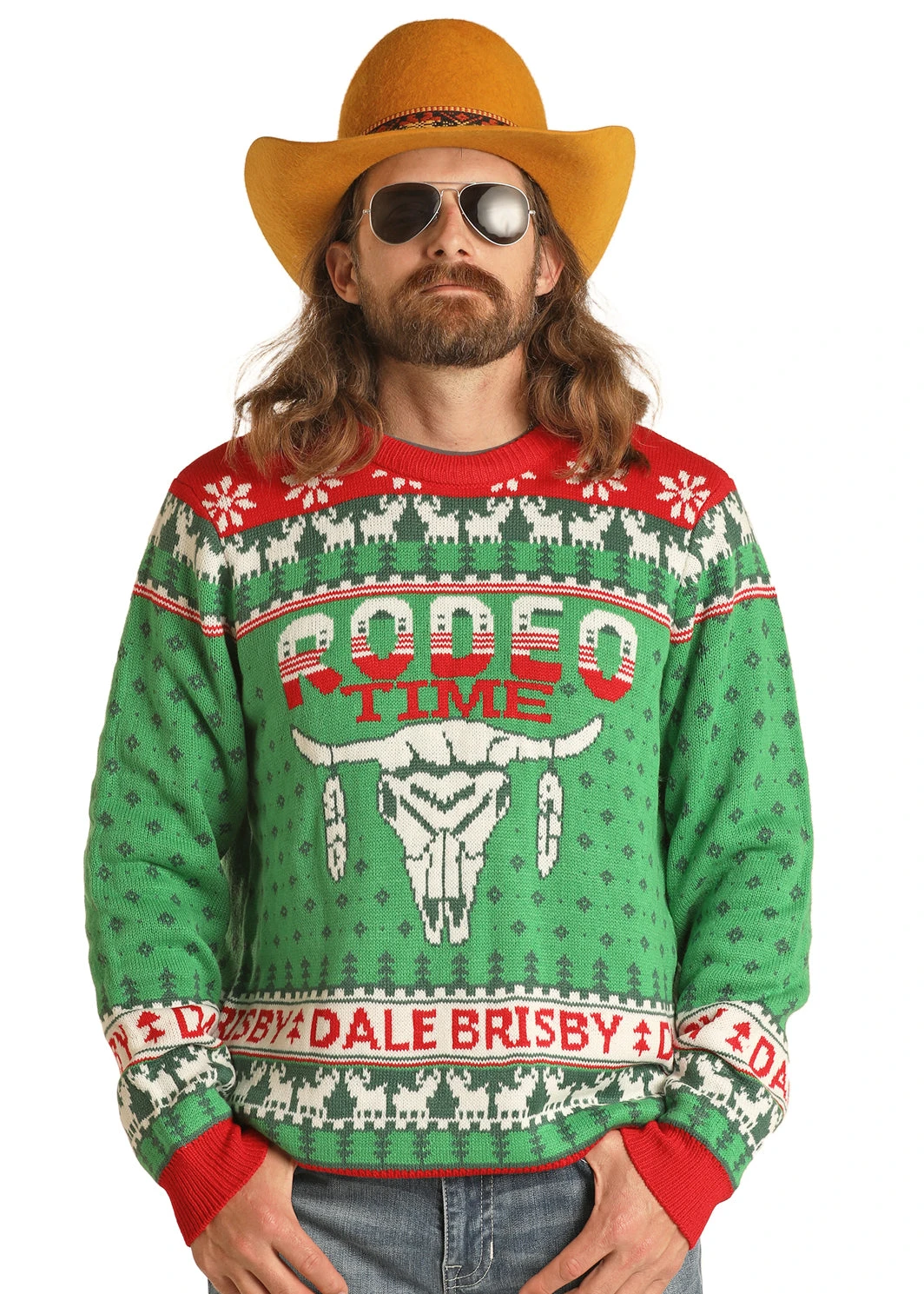 Men's Rock & Roll Cowboy Dale Brisby Sweater #RRUT32R0LB 3 Men's Rock & Roll Cowboy Dale Brisby Sweater #RRUT32R0LB