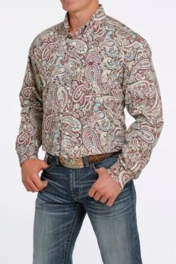 Men's Cinch Button Down Shirt #MTW1105426