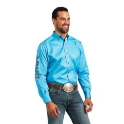 Men's Ariat Team Logo Twill Classic Fit Button Down Shirt #10040657