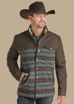 Men's Powder River Wool Canvas Coat #PRMO92RZZ8