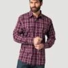 Men's Wrangler Wrinkle Resist Relaxed Fit Snap Front Shirt #112318652X -Ariat Store 157a93538d0cf5a46d5a4bfc2d79b5d5