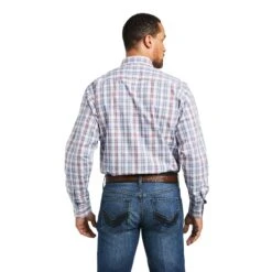 Men's Ariat Relentless Steely Stretch Classic Fit Snap Front Shirt #10039296-C -Ariat Store 169d8f0914d16291aed5fe52a0f1b99d