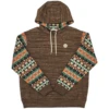 Men's Hooey Brown Aztec Hoodie #HH1192BR -Ariat Store 229e7027ae9f08f3628ae46be3bfd476