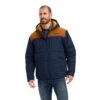 Men's Ariat Navy Crius Insulated Jacket #10041648 -Ariat Store 22da918cf99d3dfaaedec2b7acb61f7d