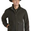 Men's Panhandle Black Solid Bomber Coat #RRMO92RZX1 -Ariat Store 245824 1200 auto