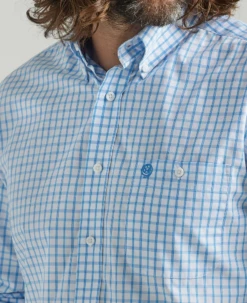 Men's Wrangler George Strait Button Down Shirt #112324879 -Ariat Store 2b26ad11da9b63315bc655acd943c080