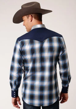 Men's Roper Snap Front Shirt #01-001-0016-4027BU -Ariat Store 2c18ed8ae5464aa749256e269d76fe18