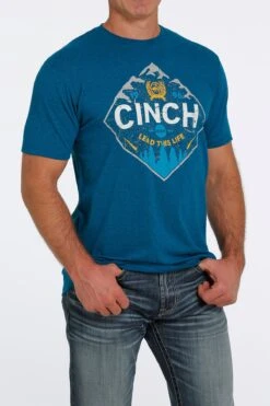 Men's Cinch Teal T-Shirt #MTT1690510 -Ariat Store 319cf5dfe8d5bb625f62418e719d49e4