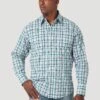 Men's Wrangler Wrinkle Resist Snap Front Shirt #112317089 -Ariat Store 320f25f6f8f1893a0577a4f174e48884