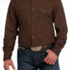 Men's Cinch Brown Snap Front Shirt #MTW1301061 -Ariat Store 3484cbaff2327c5cc4eefa0cbf5fd5a4