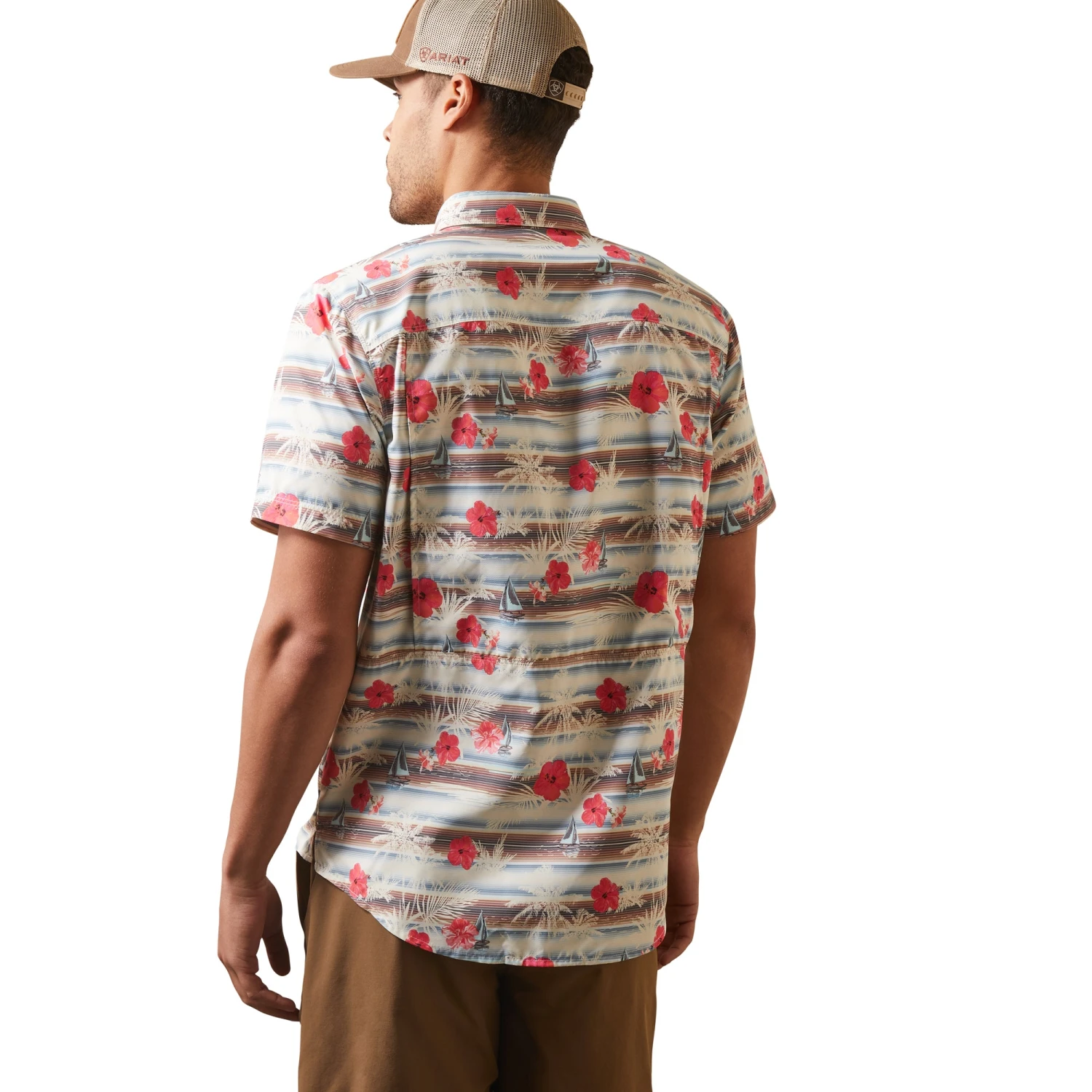 Men's Ariat VentTEK Outbound Fitted Button Down Shirt #10043429 4 Men's Ariat VentTEK Outbound Fitted Button Down Shirt #10043429 - Image 2