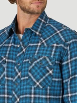 Men's Wrangler Retro Flannel Snap Front Shirt #112318774X -Ariat Store 3d86c85002369894993f32e089e4d33a e6706912 da0b 442f 92c9 1a792bc2f982