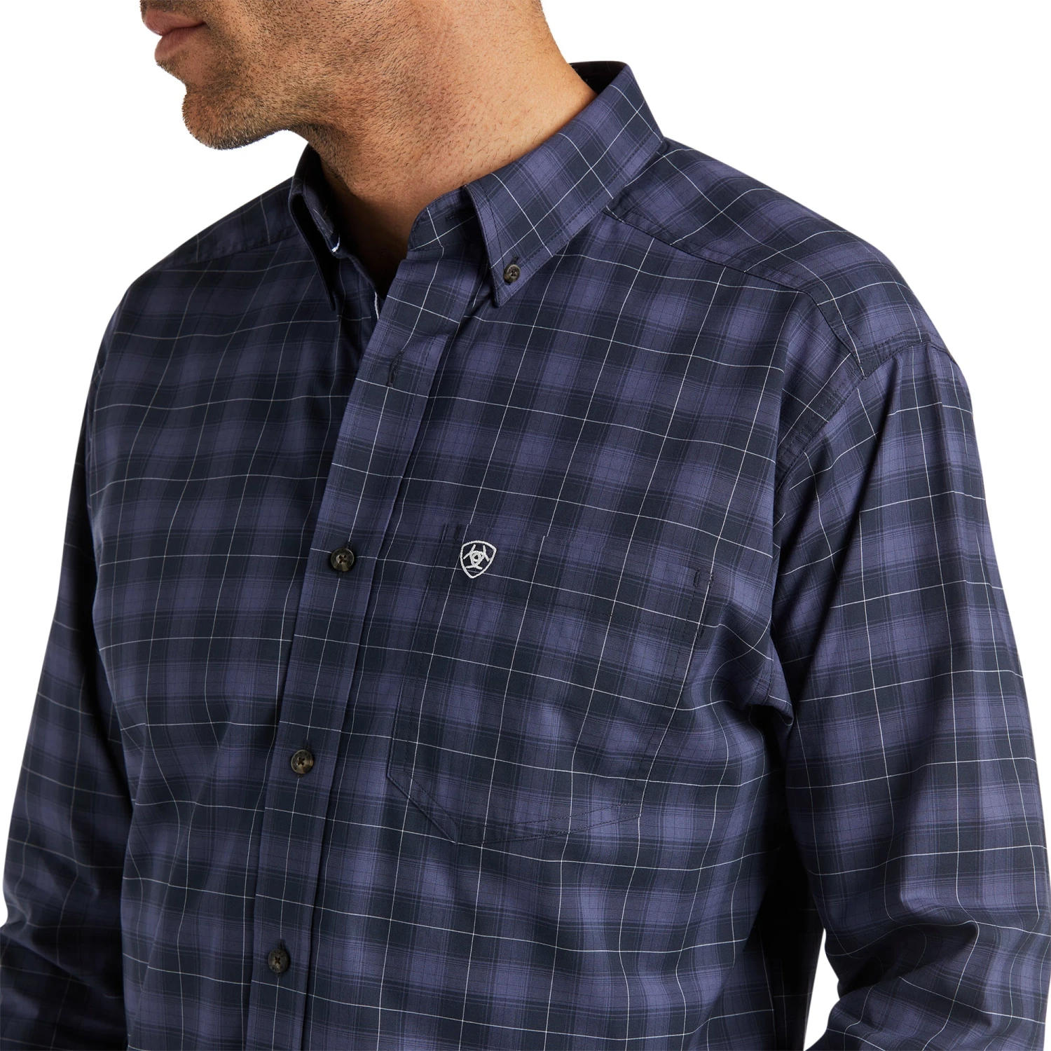 Men's Ariat Pro Series Shep Stretch Classic Fit Button Down Shirt #10038033-C 5 Men's Ariat Pro Series Shep Stretch Classic Fit Button Down Shirt #10038033-C - Image 3