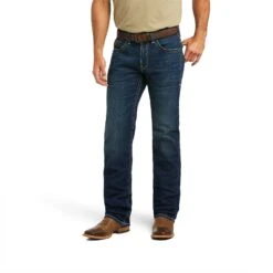 Men's Ariat M5 Straight Stretch Remming Stackable Straight Leg Jean #10040746 -Ariat Store 4a61af5d2b7c2bc31ea3347589cf24f1