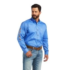 Men's Ariat Team Logo Classic Fit Button Down Shirt #10040699