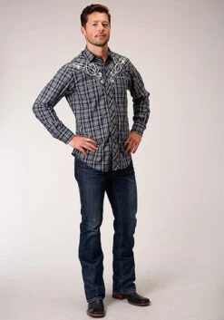 Men's Roper Snap Front Shirt #01-001-0024-4023 -Ariat Store 56ab65a1e9eb2812d4aa6ab3085e69cb