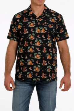 Men's Cinch Button Down Shirt #MTW1401003