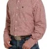 Men's Cinch Button Down Shirt #MTW1105356PNK -Ariat Store 5a824ea1155f29c2d6d4a7e8c6baefcb