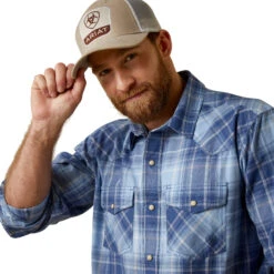 Men's Ariat Halmaty Retro Fit Snap Front Shirt #10044962 -Ariat Store 5b77a13b98989bbced4d4463477938c5