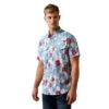 Men's Ariat VentTEK Western Aloha Fitted Button Down Shirt #10044015 1 Men's Ariat VentTEK Western Aloha Fitted Button Down Shirt #10044015 -Ariat Store 5be7237157a2da506aad88997b6c973d