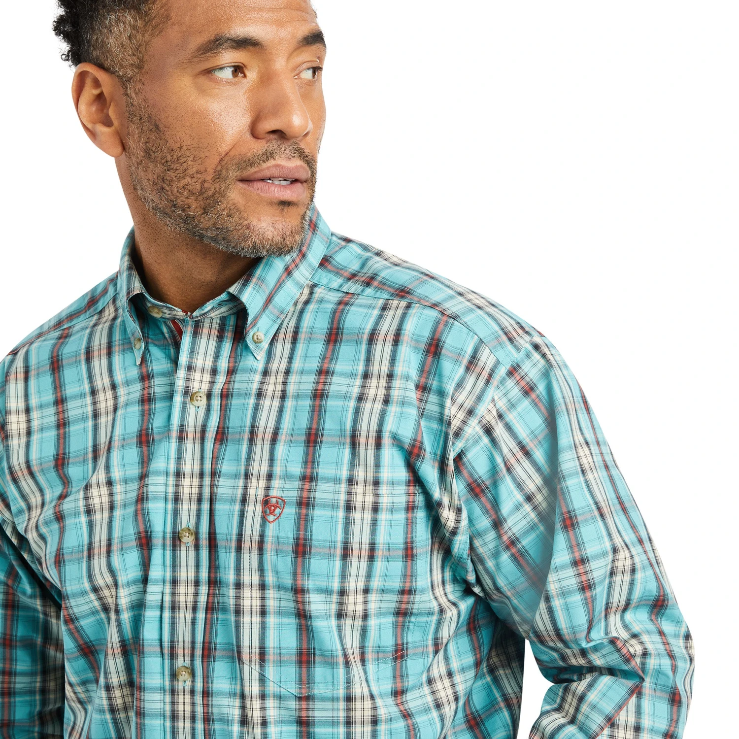 Men's Ariat Pro Series Kian Classic Fit Button Down Shirt #10042338X 5 Men's Ariat Pro Series Kian Classic Fit Button Down Shirt #10042338X - Image 3