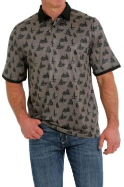 Men's Cinch Arenaflex Polo Shirt #MTK1841003