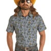 Men's Rock & Roll Cowboy Dale Brisby Snap Front Shirt #RRMS1SR0PR -Ariat Store 65ab5e41a25d5549c4d2469fac90f927
