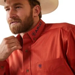 Men's Ariat Team Logo Twill Classic Fit Button Down Shirt #10043522 -Ariat Store 6832ea1ceed4625c58d97d5aa0ed8ea1