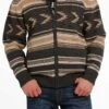Men's Cinch Aztec Full Zip Sweater #MWK1582001 -Ariat Store 6c7c4122364d99af2e060833e241eefc