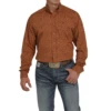 Men's Cinch Brown Button Down Shirt #MTW1105455 -Ariat Store 7f8ef3e4760e9799541337e4bdb0b9d3