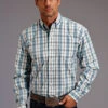 Men's Stetson Button Down Shirt #11-001-0579-5009BU -Ariat Store 85b9cc73b70030c3aef20ae3310a7a5d