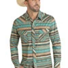 Men's Rock & Roll Cowboy Snap Front Shirt #RRMSOSR0PZ