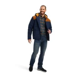 Men's Ariat Navy Crius Insulated Jacket #10041648 -Ariat Store 984cfebb2cf62eff039615e4178075d1