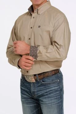 Men's Cinch Button Down Shirt #MTW1105423KHA -Ariat Store 9d4a69909f364a393c01a2af0343190c