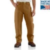 Men's Carhartt Double Front Work Dungaree #B01BRN -Ariat Store B01BRN oldwatermark