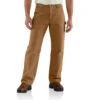 Men's Carhartt Dungaree Flannel Lined Work Pant #B111BRN -Ariat Store B111BRN