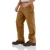 Men's Carhartt Double Front Work Dungaree Pant #B136BRN -Ariat Store B136BRN AVL
