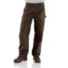 Men's Carhartt Double Front Work Dungaree Pant #B136DKB -Ariat Store B136DKB