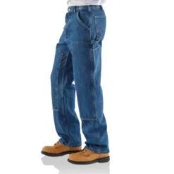 Men's Carhartt Original-Fit Washed Logger Double-Front Work Pant #B73DST -Ariat Store B73DST AVL