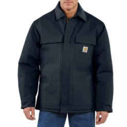 Men's Carhartt Arctic Quilt Lined Duck Traditional Coat #C003DNY