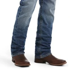 Men's Ariat M4 Low Rise Stretch Longspur Stackable Straight Leg Jean #10036879 -Ariat Store F21 WEST MNS 10036879 detail01