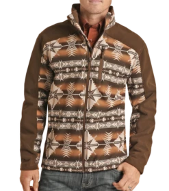 Men's Panhandle Aztec Print Soft Shell Jacket #PRMO92RZY6 -Ariat Store PRMO92RZY6 22 50899