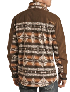 Men's Panhandle Aztec Print Soft Shell Jacket #PRMO92RZY6 -Ariat Store PRMO92RZY6 C 76591