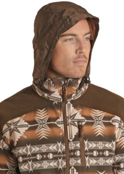 Men's Panhandle Aztec Print Soft Shell Jacket #PRMO92RZY6 -Ariat Store PRMO92RZY6 D 15566