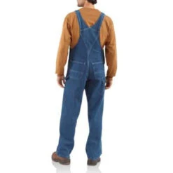 Men's Carhartt Unlined Denim Bib Overall #R07DST -Ariat Store R07DST AVB