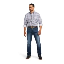 Men's Ariat Relentless Steely Stretch Classic Fit Snap Front Shirt #10039296-C -Ariat Store a8f70ed1f49b45e22eb6564ef73c2deb